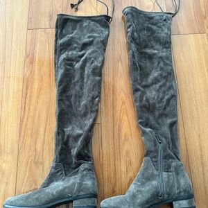 Aquatalia Gray Over the Knee Boots